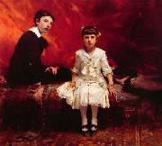 John Singer Sargent Portrait of Edouard and Marie Loise Pailleron painting